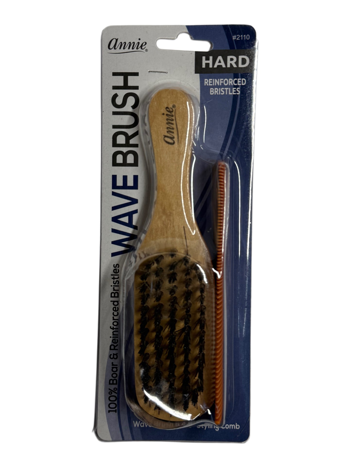 Hard Mini Wave Brush w/ Comb