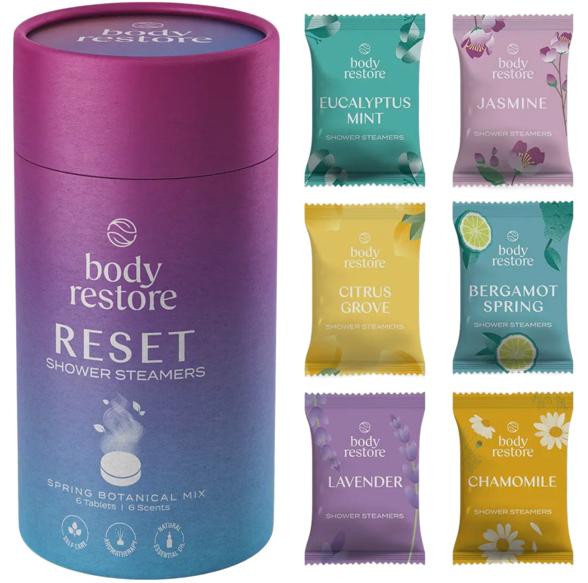 body restore Reset Shower Steamers