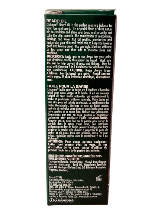 Clubman Pinaud Beard Oil