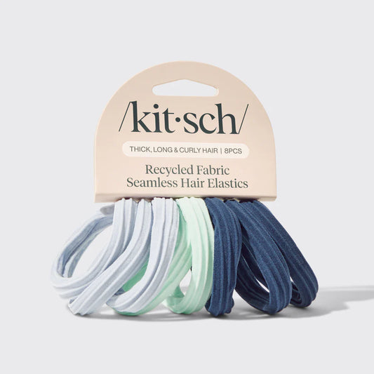 /kit•sch/ Recycled Seamless Hair Elastics 8pcs