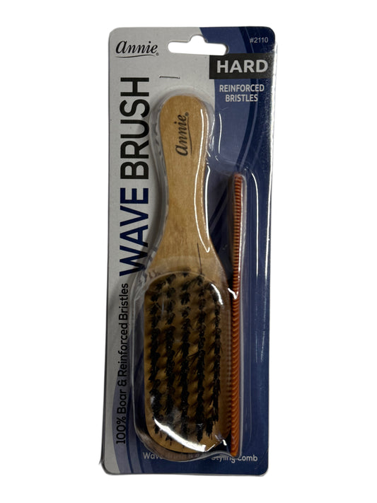 Hard Mini Wave Brush w/ Comb