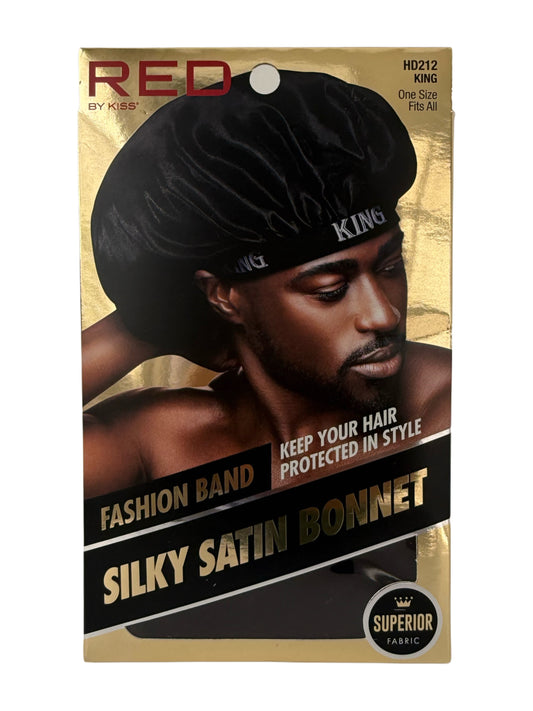 Men’s Silky Satin Bonnet- Fashion Band