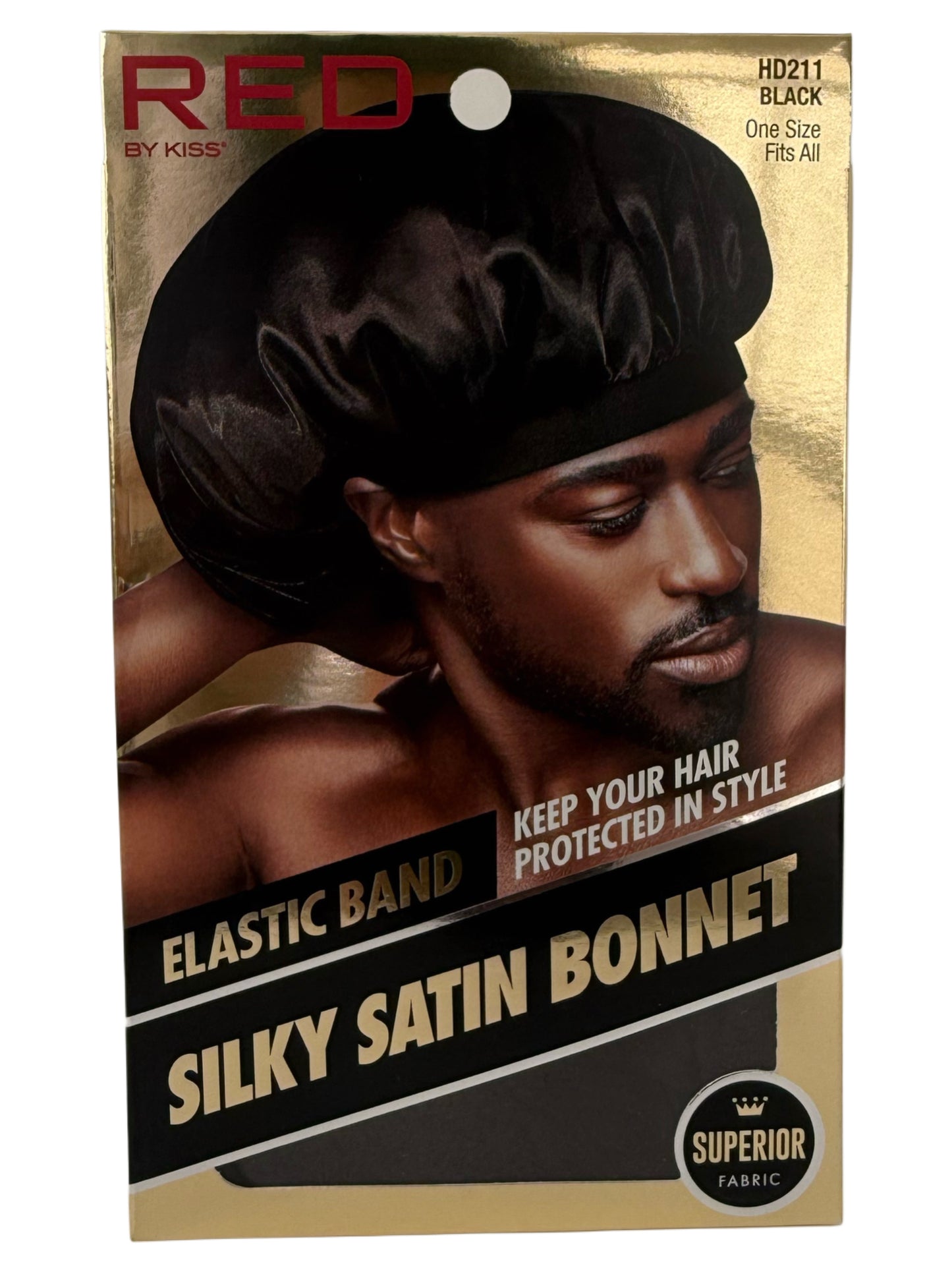 Men’s Silky Satin Bonnet- Elastic Band