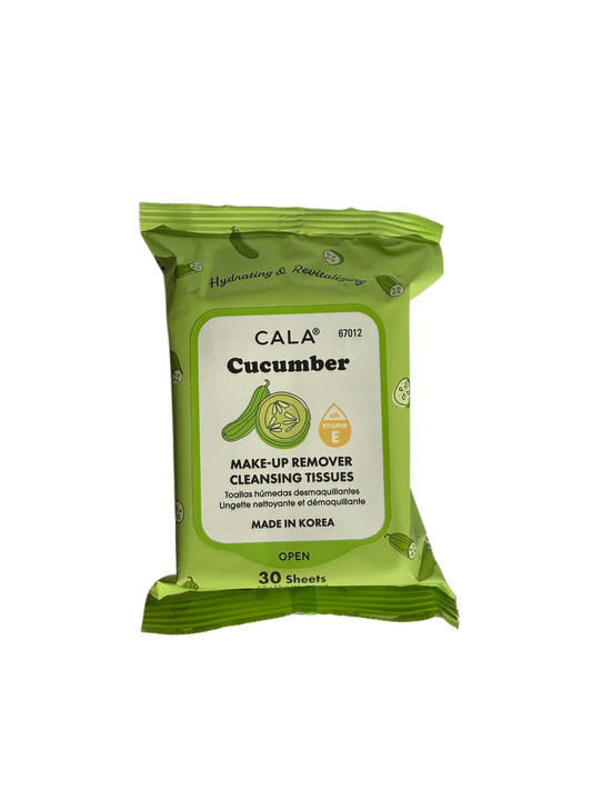 Cala Make-up Remover Cleansing Tissues-Cucumber