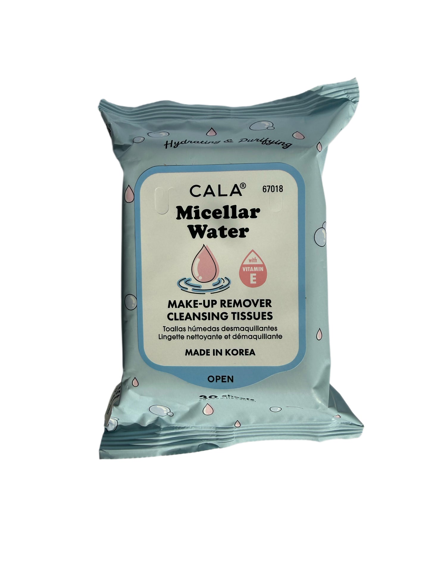 Cala Make-up Remover Cleansing Tissues- Micellar Water