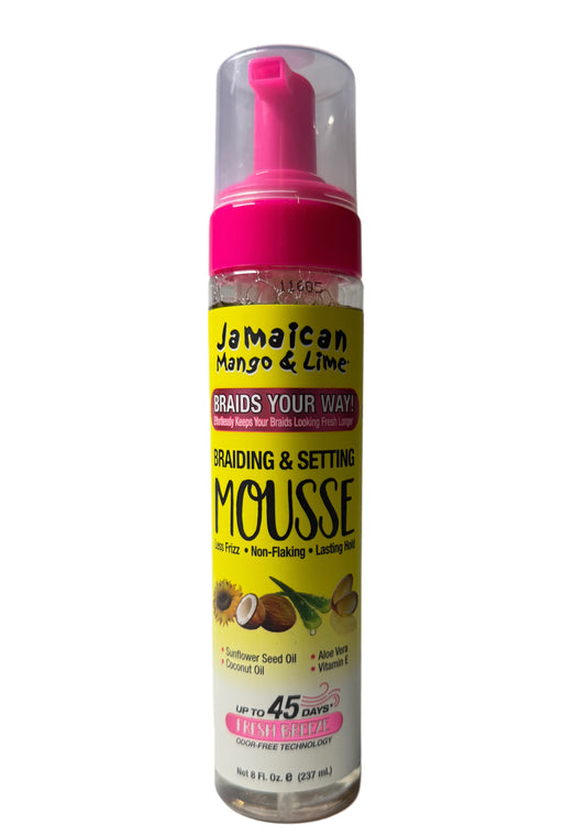 Jamaican Mango & Lime Braiding & Setting Mousse