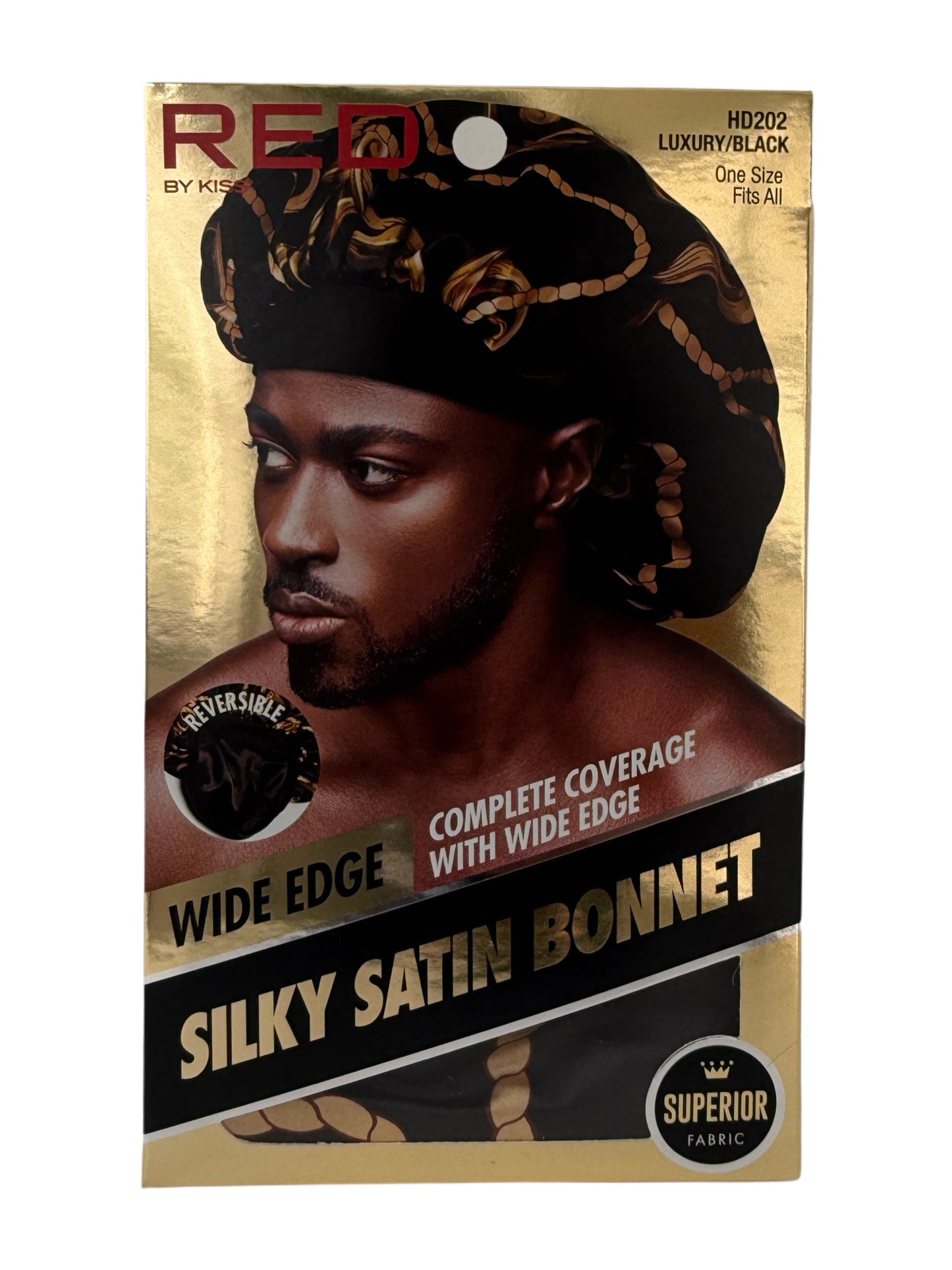 Men’s Silky Satin Bonnet- Wide Band