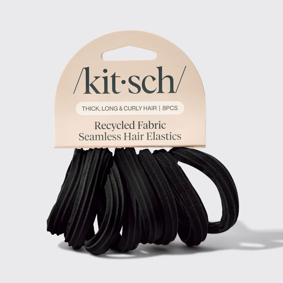 /kit•sch/ Recycled Seamless Hair Elastics 8pcs