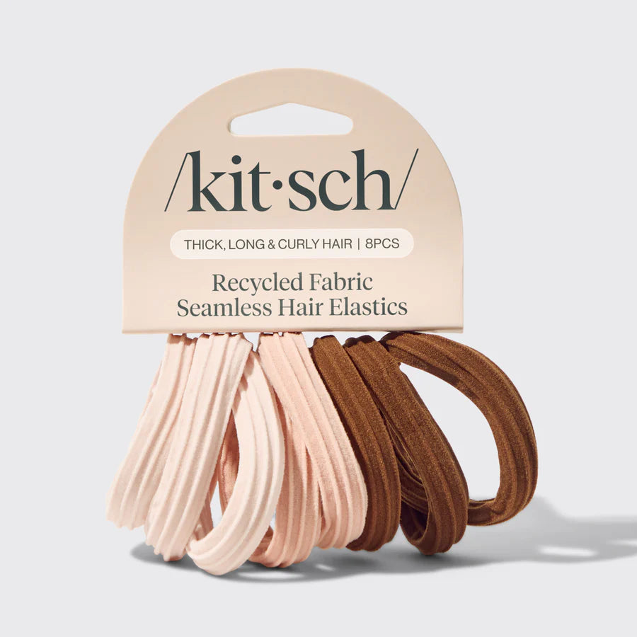 /kit•sch/ Recycled Seamless Hair Elastics 8pcs