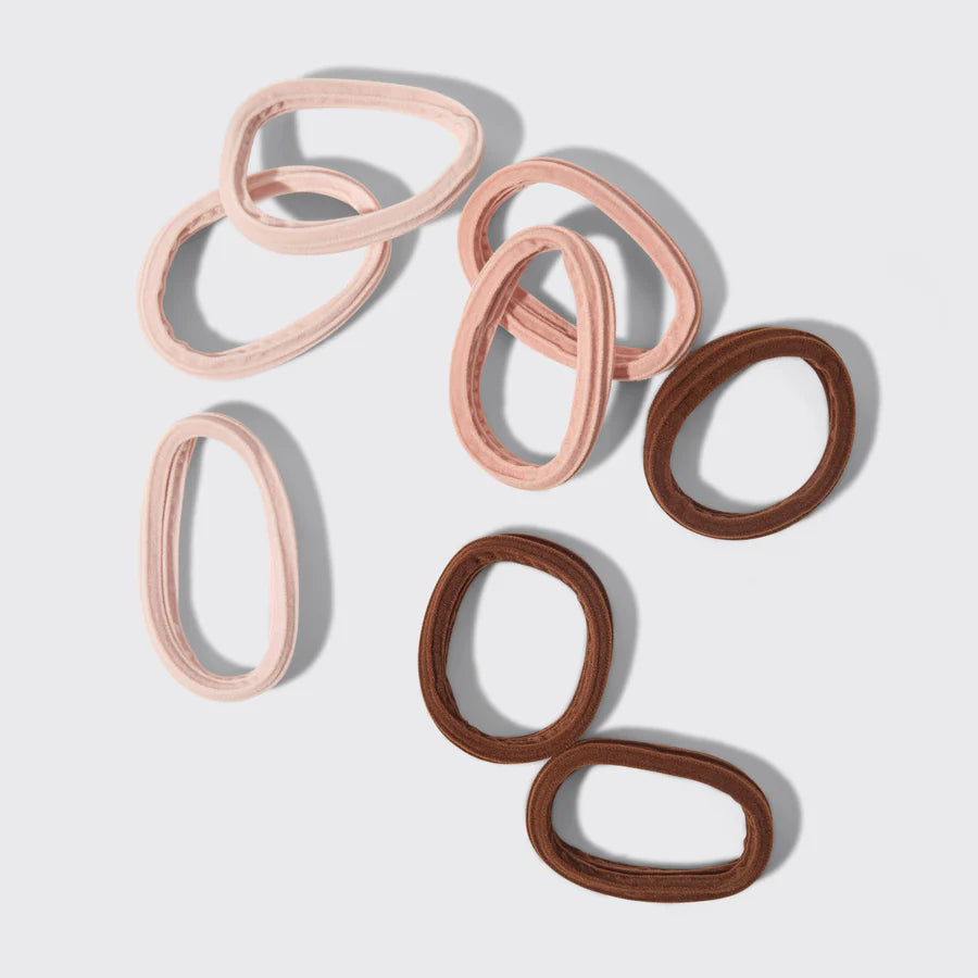 /kit•sch/ Recycled Seamless Hair Elastics 8pcs